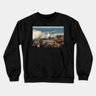 Spray over rocks. Crewneck Sweatshirt